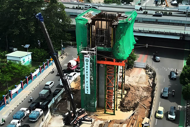 SIG Pasok 19 Ribu Ton Semen untuk Proyek LRT Fase 1B Rute Velodrome ...